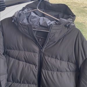 Banana Republic Mens Down Puffer Coat XL Hooded